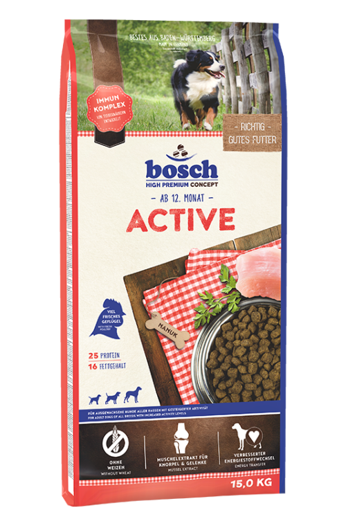 Bosch Croquettes chien Active 15 kg